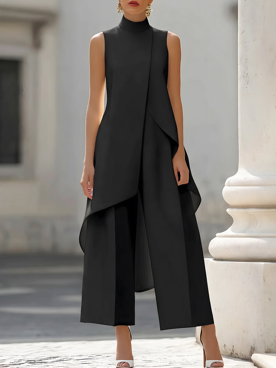 Priya two piece asymmetric set