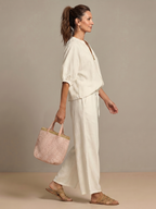 Helena two piece zip front wide leg set – image 14