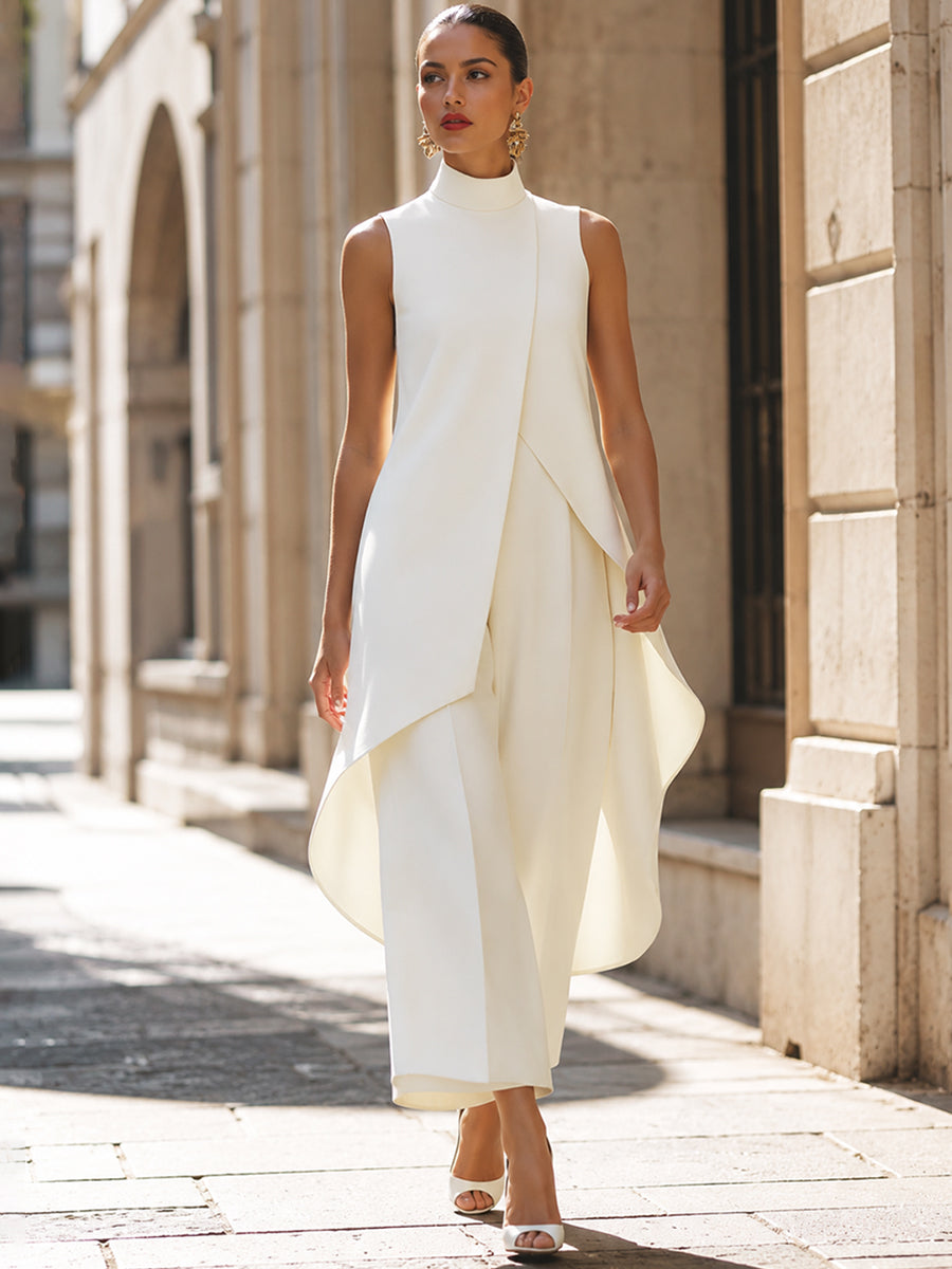Priya two piece asymmetric set