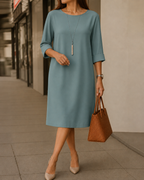 Amelie airy midi dress