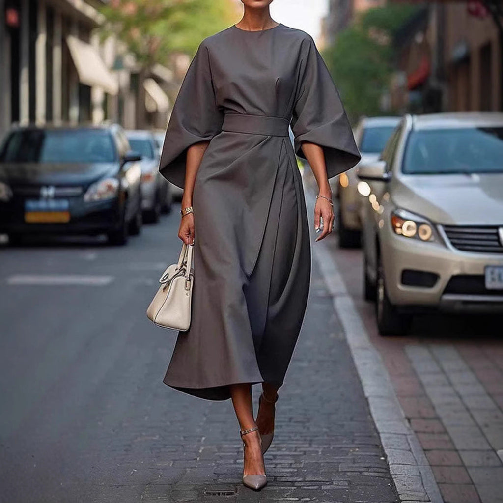 Juliette batwing sleeve midi dress – image 4