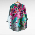 Catalina printed long sleeve blouse – image 3
