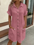Rosalie | Effortless Shirt Dress