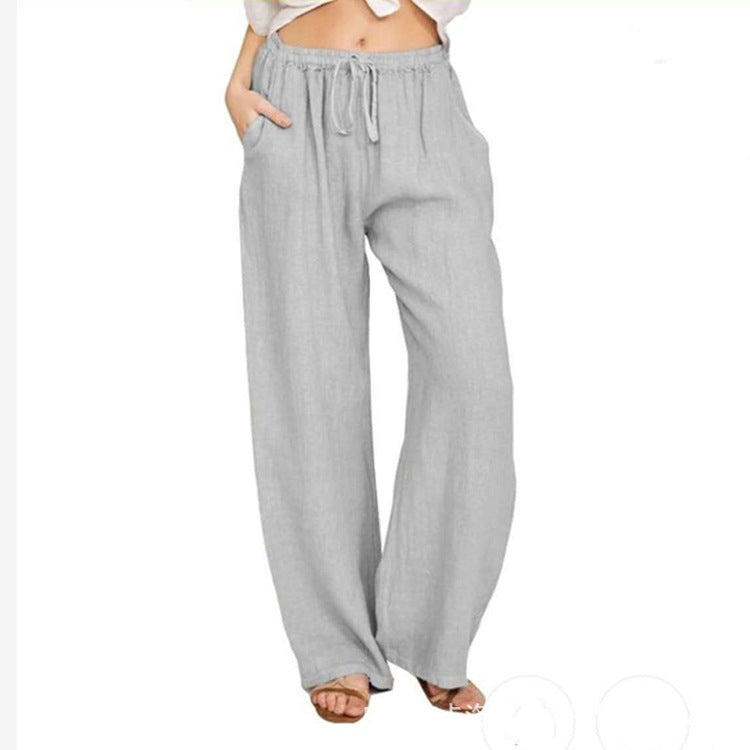 Nina | Relaxed Linen Trousers