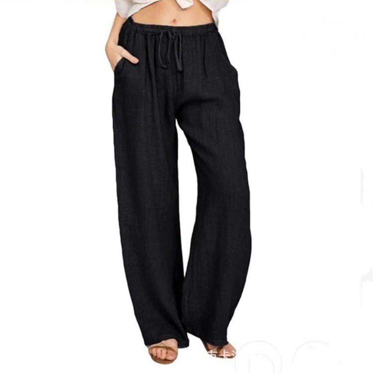 Nina | Relaxed Linen Trousers
