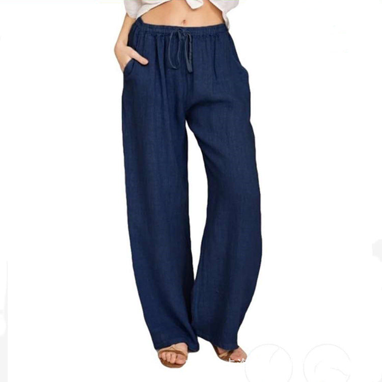 Nina | Relaxed Linen Trousers