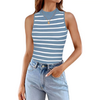 Therese striped relaxed top in pink