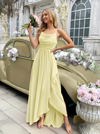 Carline wedding guest maxi dress in yellow