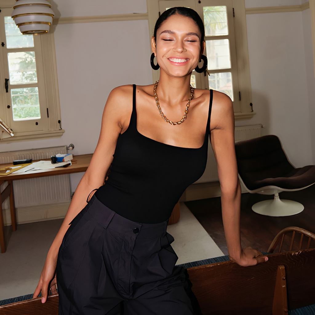 Deborah cami top in black
