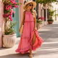 Vessa tiered maxi dress