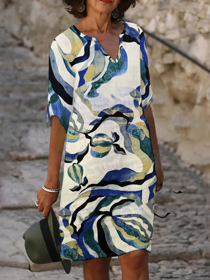 Mireille printed summer dress – image 2