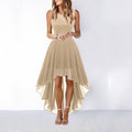 Leena asymmetric evening dress