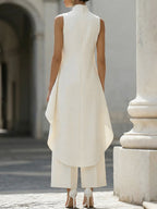 Priya two piece asymmetric set