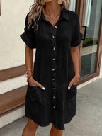 Rosalie | Effortless Shirt Dress