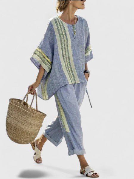 Liora two piece linen mix oversized set – image 4