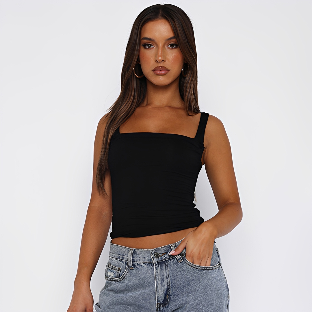 Genevieve cami top in brown