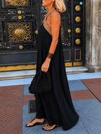 Romane two tone maxi dress – image 10