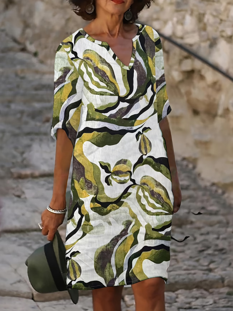 Mireille printed summer dress – image 3