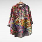 Catalina printed long sleeve blouse – image 2