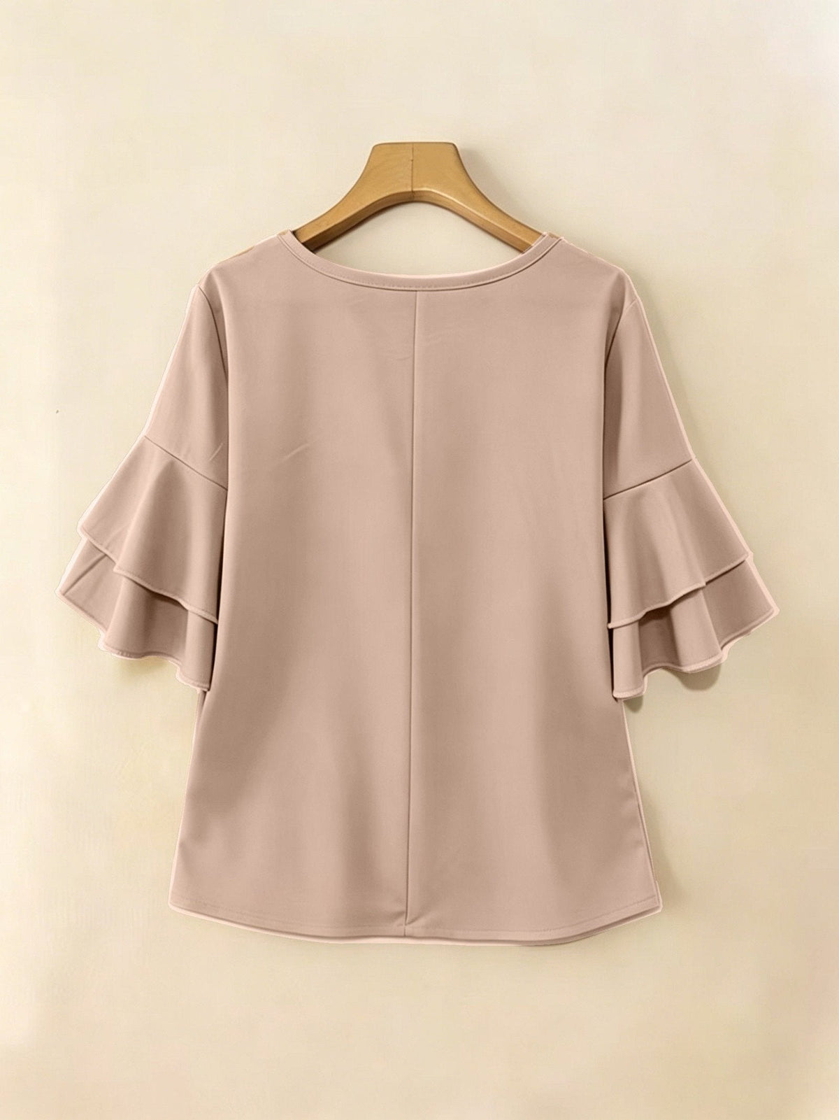Celina flared sleeve pleated blouse – image 17