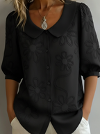 Bailey embroidered floral blouse – image 5