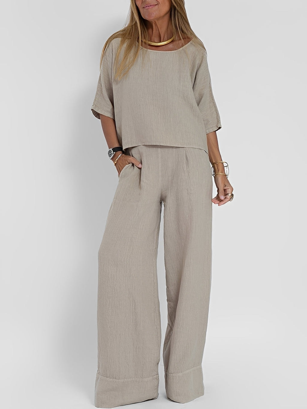 Leona two piece relaxed co-ord set