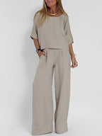 Leona two piece relaxed co-ord set