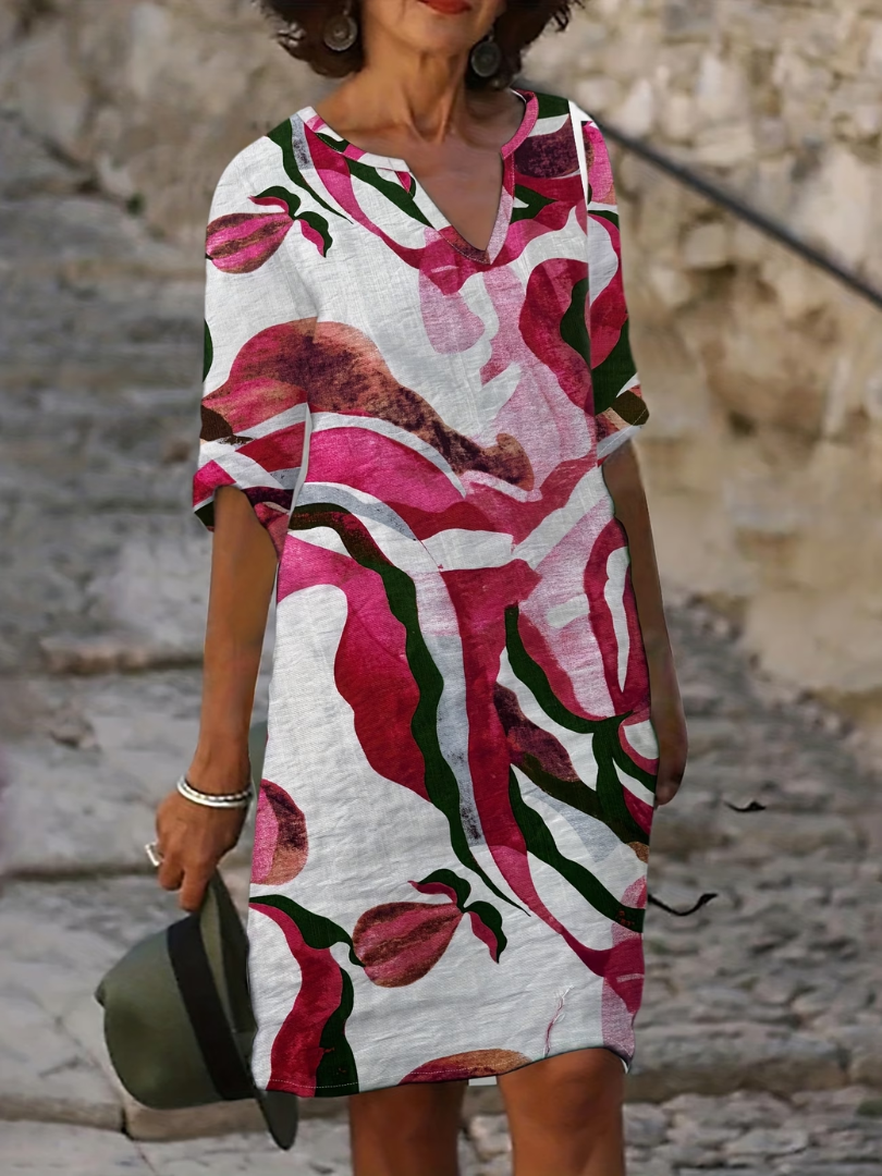 Mireille printed summer dress – image 4