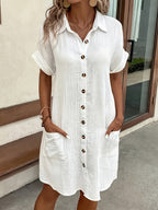 Rosalie | Effortless Shirt Dress