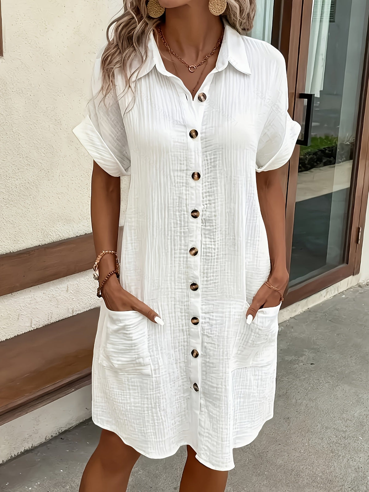 Rosalie | Effortless Shirt Dress