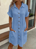 Rosalie | Effortless Shirt Dress