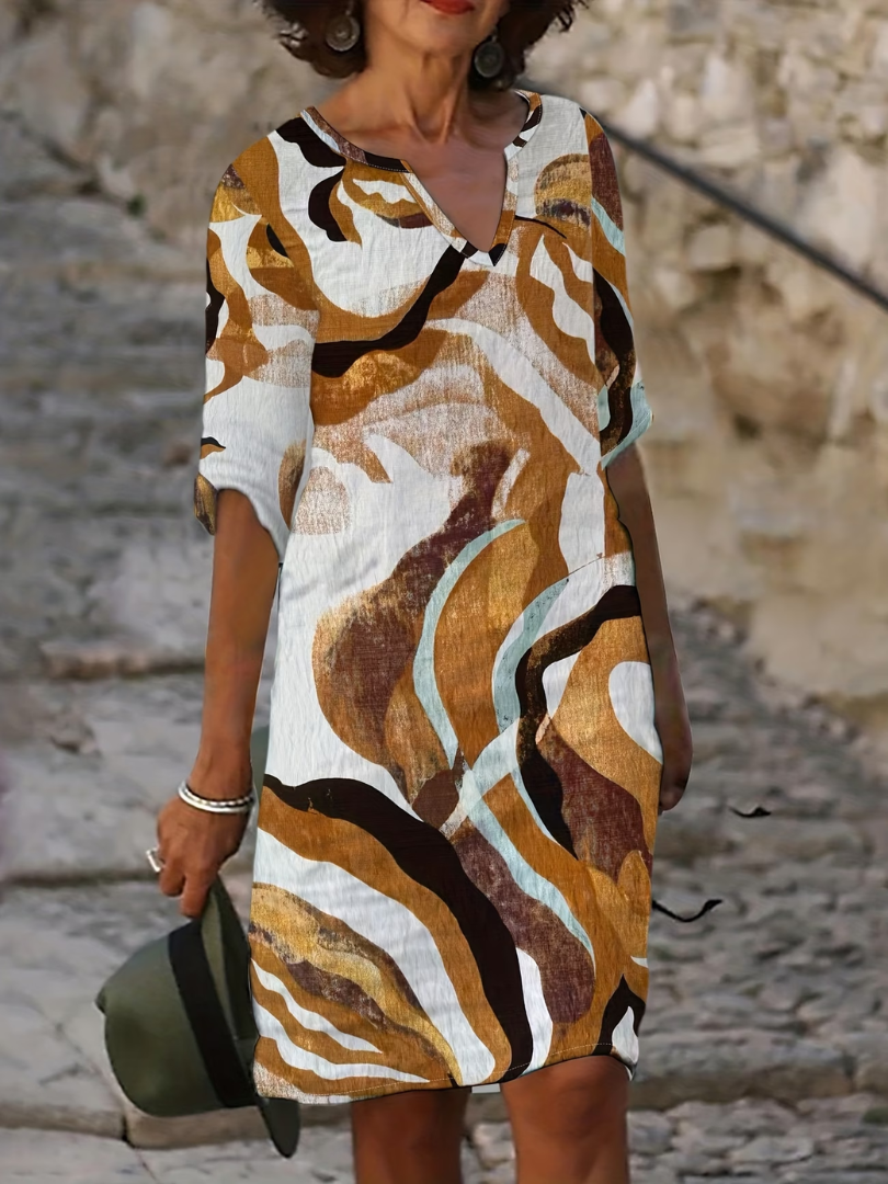 Mireille printed summer dress – image 5