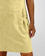 Noor midi dress with zip pockets – image 20