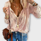 Milana tie neck blouse – image 3