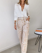 Mariana two piece printed wide leg set – image 2