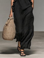 Leonie ruffled maxi dress – image 8