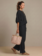Helena two piece zip front wide leg set – image 20