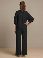 Helena two piece zip front wide leg set – image 22