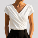 Adaline v neck wrap blouse