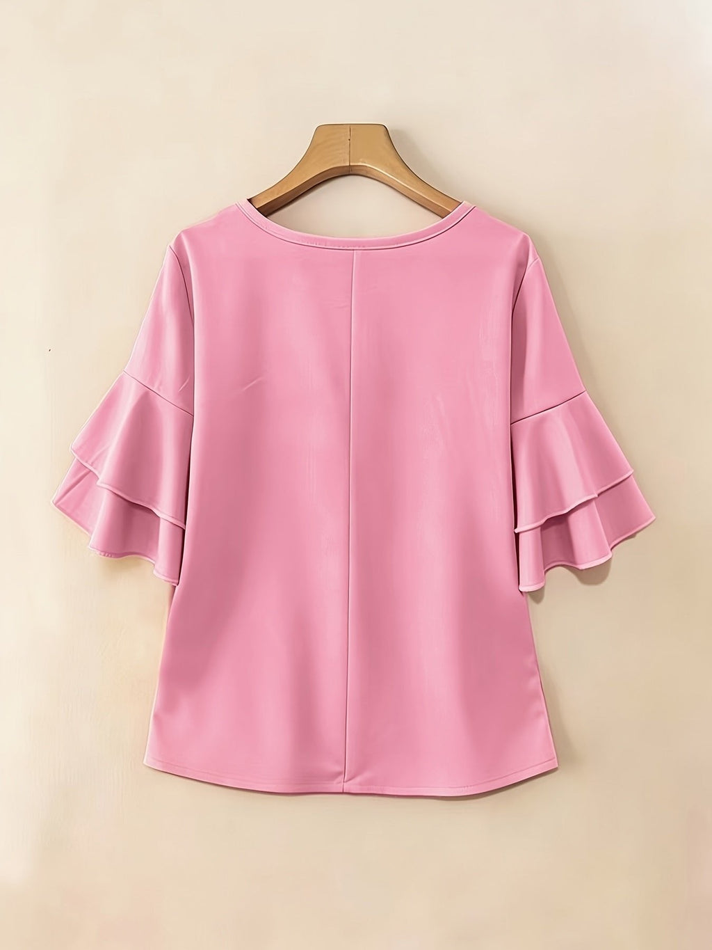 Celina flared sleeve pleated blouse – image 14