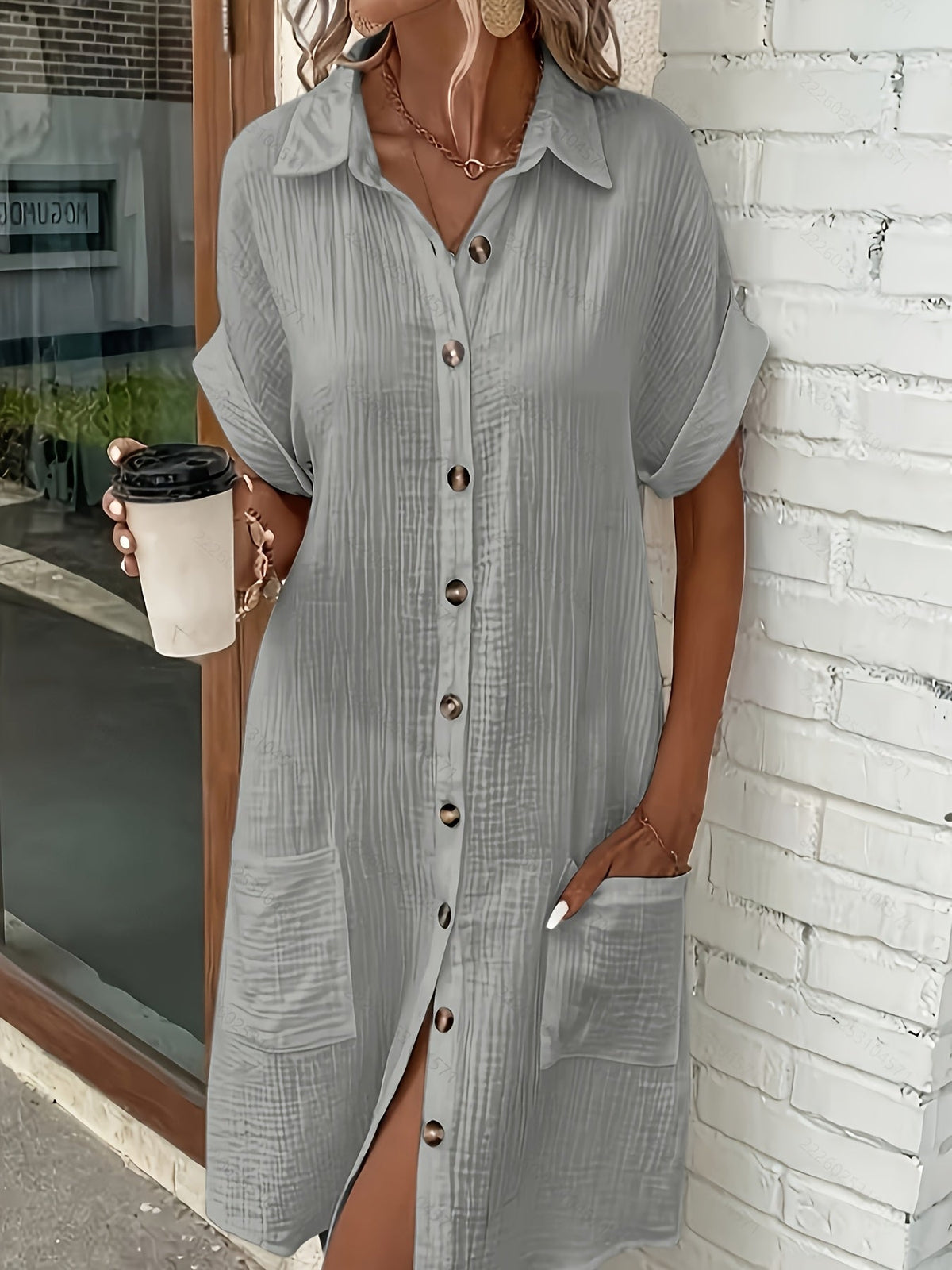 Aurore vintage shirt dress – image 9