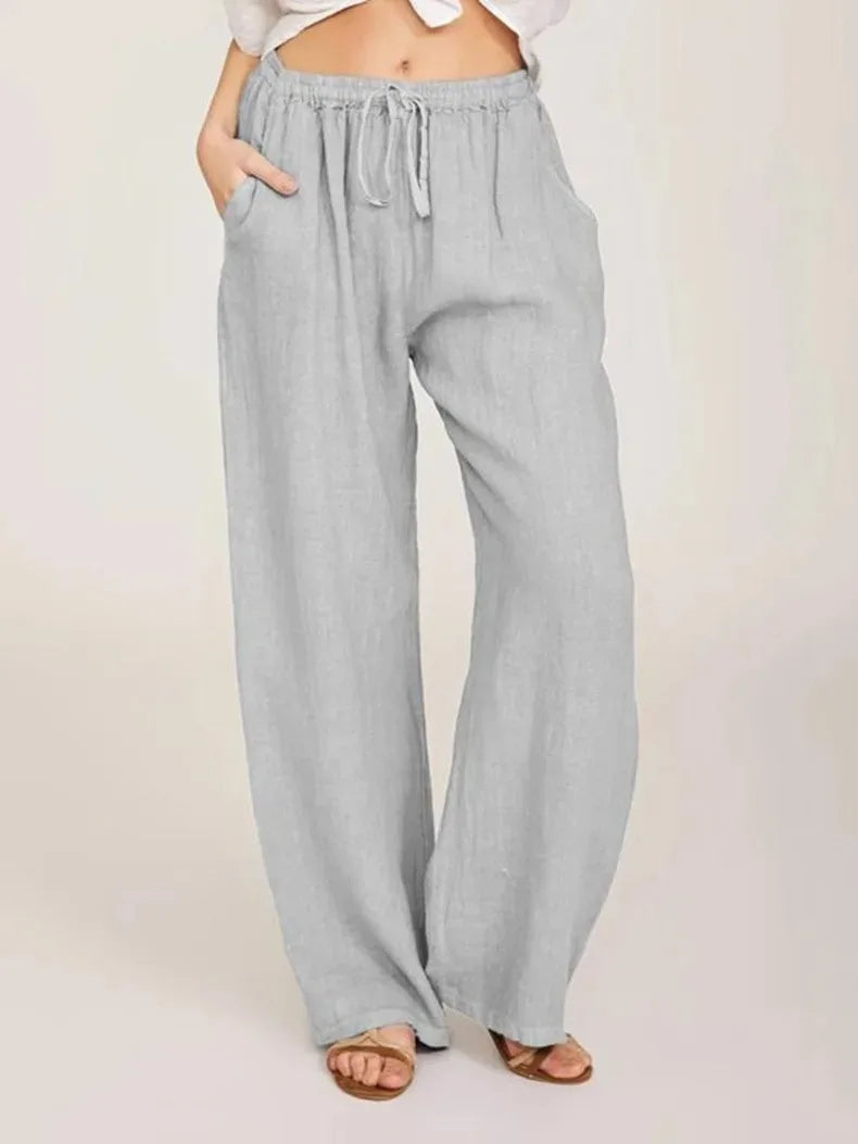 Quinn | Soft Wide Leg Trousers