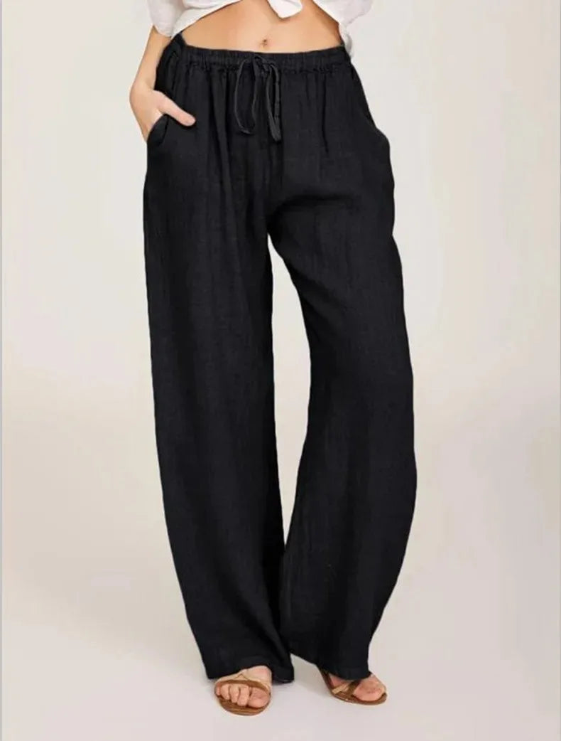 Quinn | Soft Wide Leg Trousers