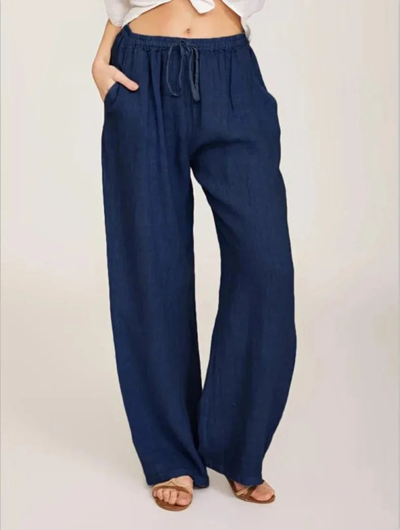 Quinn | Soft Wide Leg Trousers