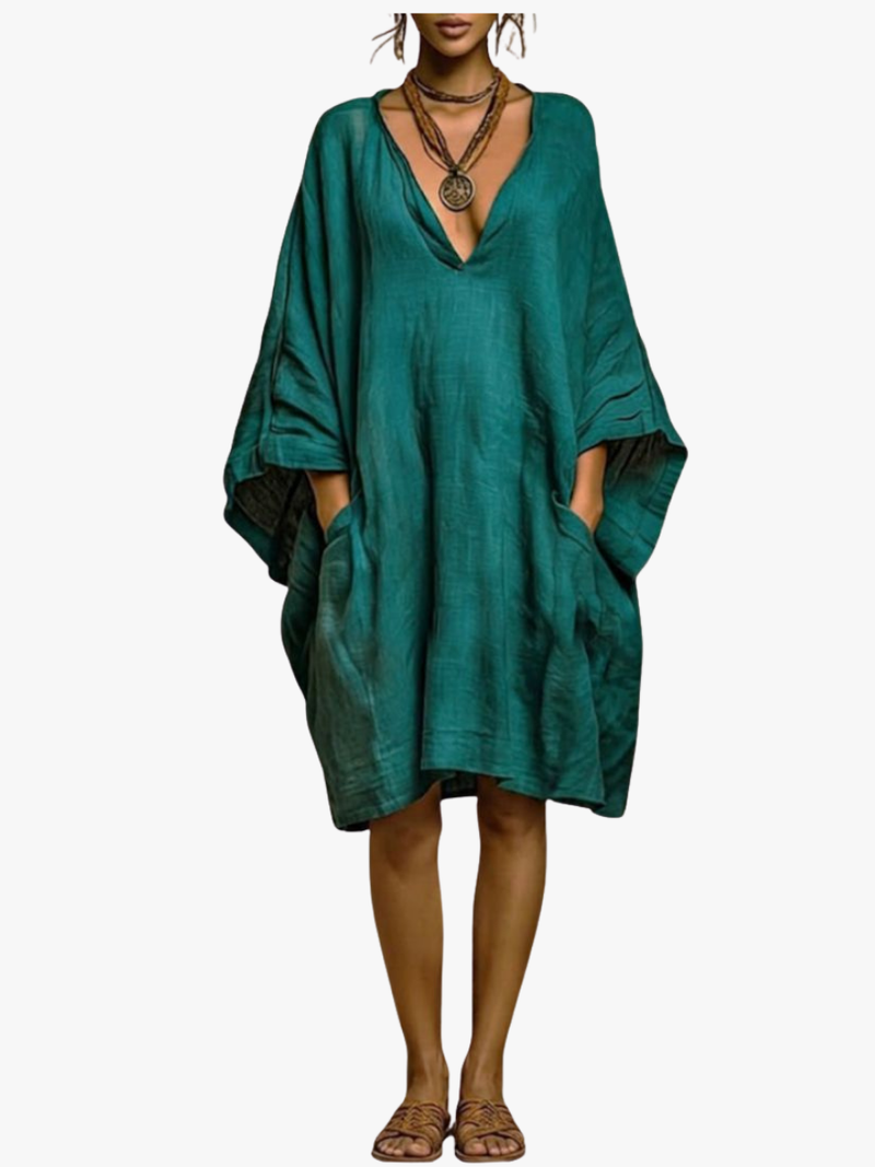 Kaia oversized boho maxi dress
