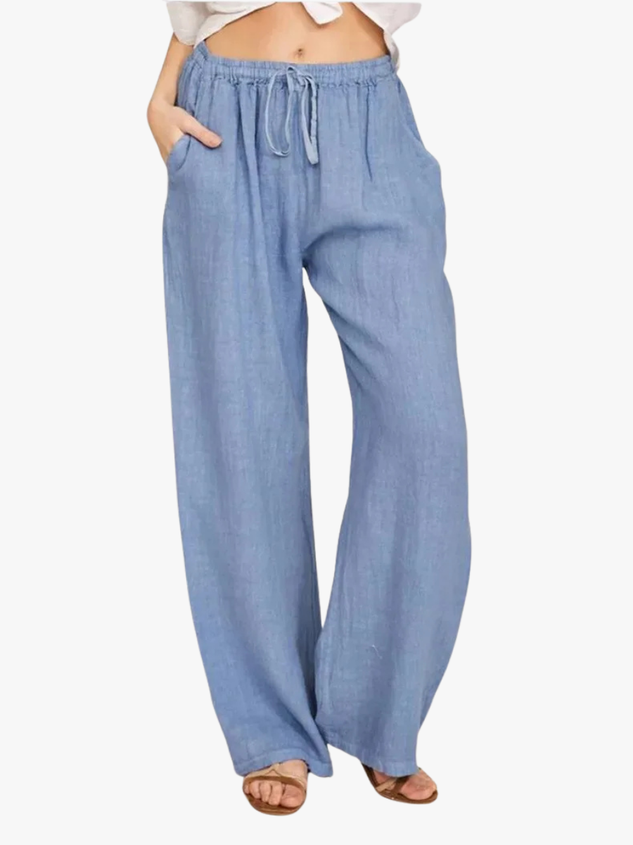Quinn | Soft Wide Leg Trousers