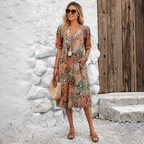 Skye summer dress in lilac
