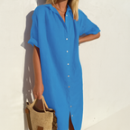 Delphine classic shirt dress – image 4