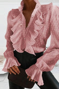 Coco ruffle front blouse