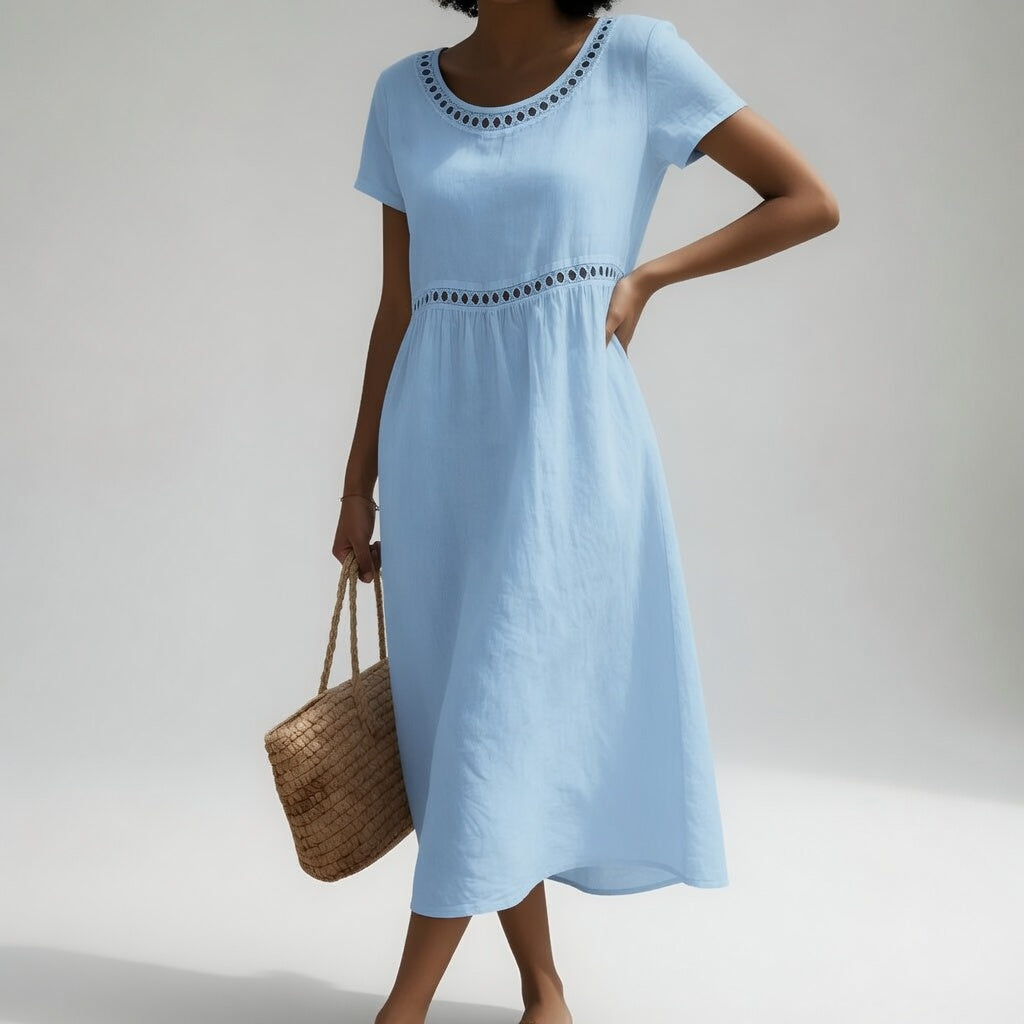 Ilaria embroidered midi dress – image 5